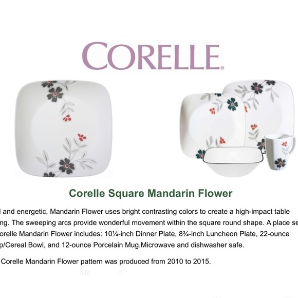THREE Corelle Mandarin Flower Mugs - Picture 8 of 8